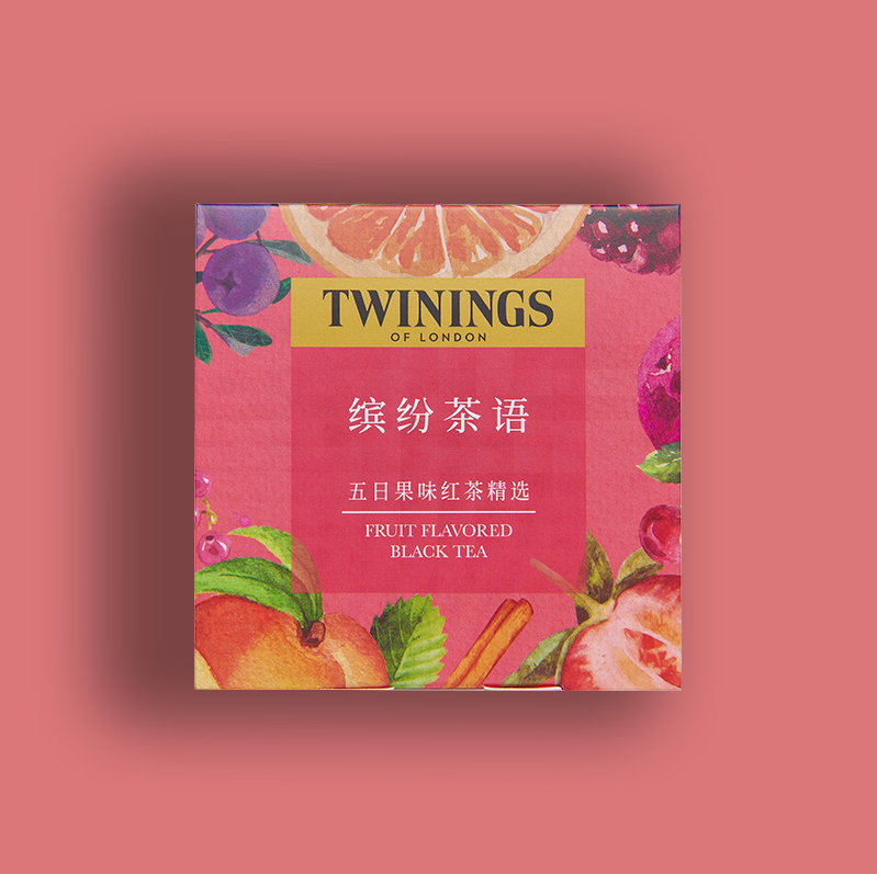 Twinings 川宁 缤纷茶语五日果味精选红茶 5包/10g6.9元包邮（需领券）