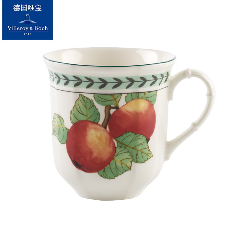 Villeroy & Boch 德国唯宝 French Garden法式花园系列马克杯 樱桃 480ml158.17元（天猫旗舰店306元）