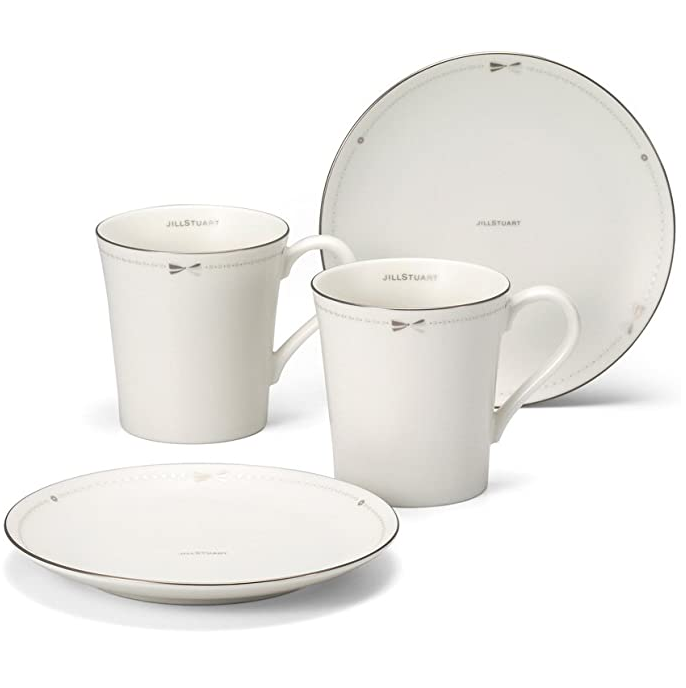 日本产，Narumi 鸣海 Jill Stuart吉尔斯图尔特系列 双人陶瓷杯碟套装41635-33357218.48元（可3件9折）