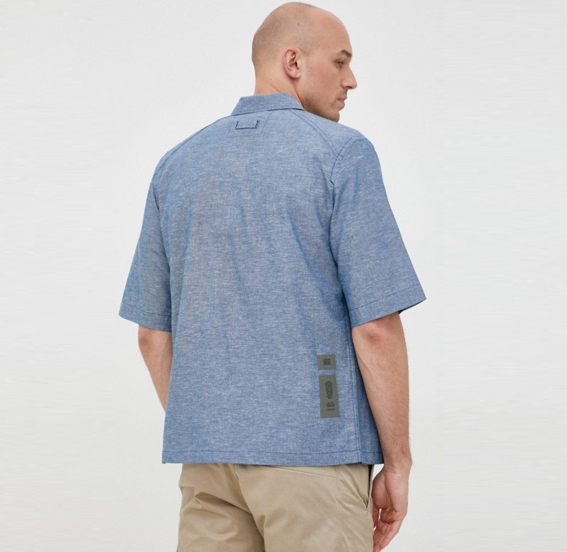 G-Star Raw 2022年新品 Pocketony Service 常規(guī)男士短袖襯衫 D21083339.5元（天貓折后688.3元）
