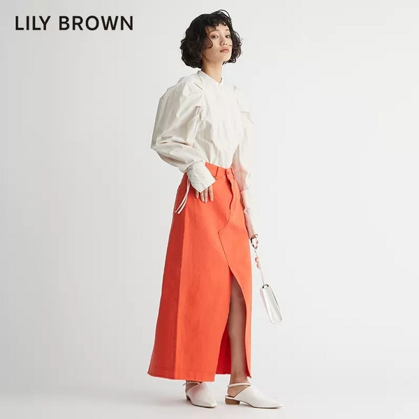 Lily Brown 莉莉布朗 2022新品 圆领条纹泡泡袖长袖衬衫 LWFB221161新低240.39元（天猫旗舰店折后510元）