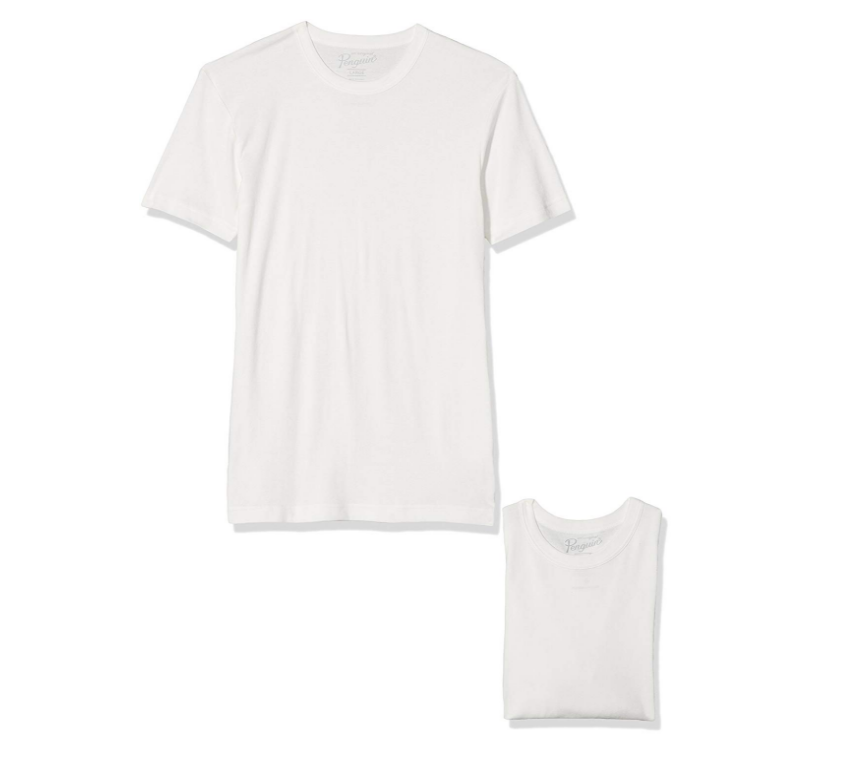 限L码，Original Penguin 企鹅牌 男式白色T恤3件装78.7元