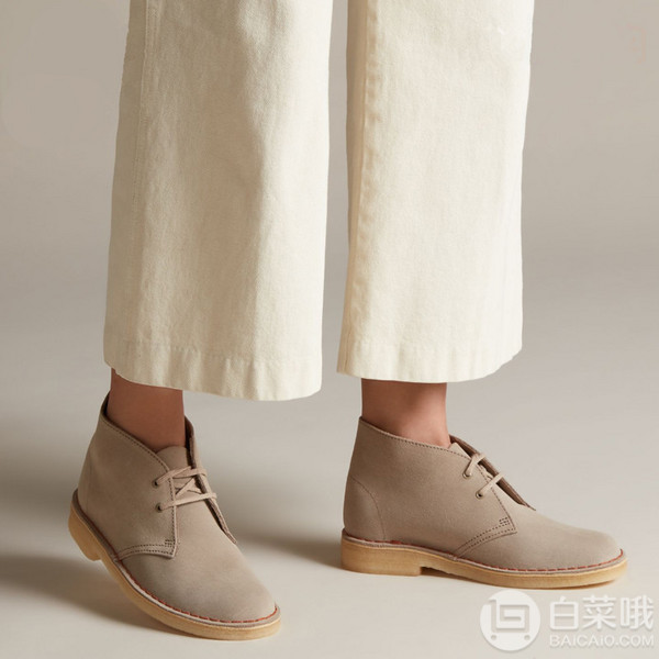 限UK4码，Clarks 其乐 Originals Desert Boot 女士沙漠靴256.3元