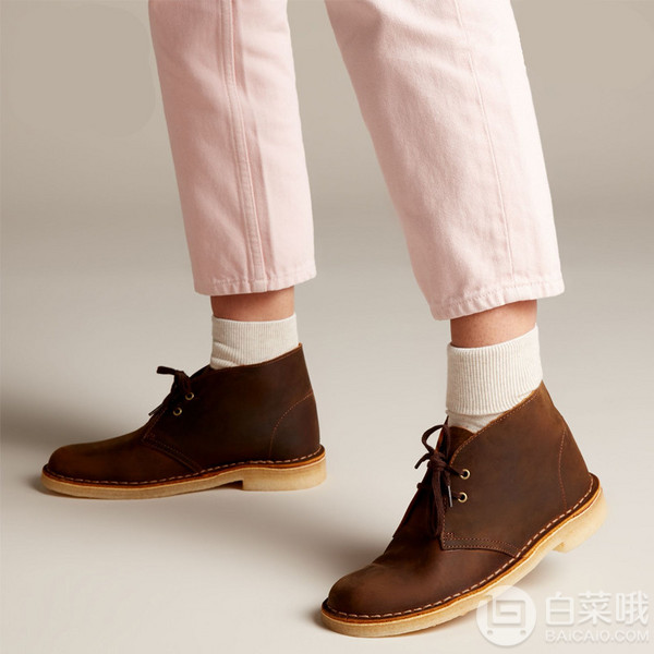 限UK4码，Clarks 其乐 Originals Desert Boot 女士沙漠靴256.3元