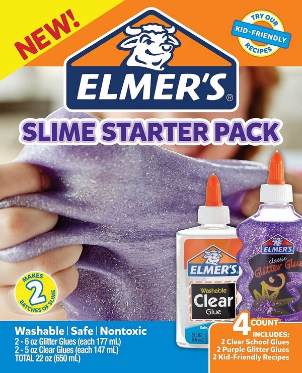 Elmer's 艾默思 美国牛头 魔法黏胶基础套装（147ml*2+177ml*2）39.4元