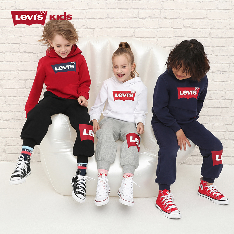 Levi's 李维斯 男女童薄款运动休闲长裤（110~160cm）99元包邮（需领券）