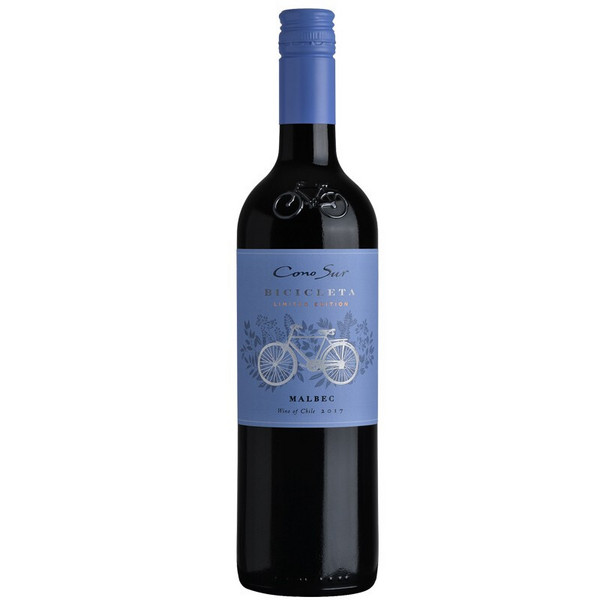 PLUS会员，Cono Sur 柯诺苏 自行车限量版马尔贝克干红葡萄酒 750ml*3件新低146.3元包邮（合48.76元/瓶）