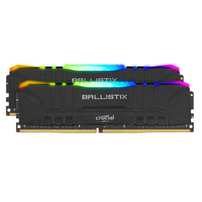 销量第一！Crucial 英睿达 Ballistix铂胜 RGB DDR4 3200 台式机内存条 32GB（16GB*2）680.31元