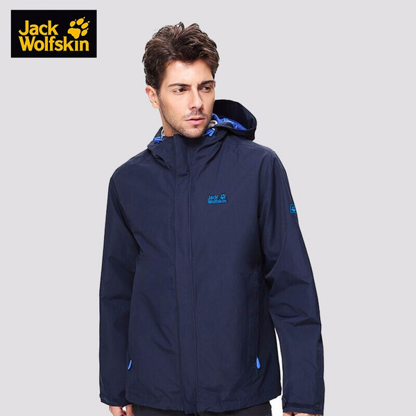 Jack Wolfskin 狼爪 男款防风防泼水三合一冲锋衣 5012771385元包邮（另有软壳）