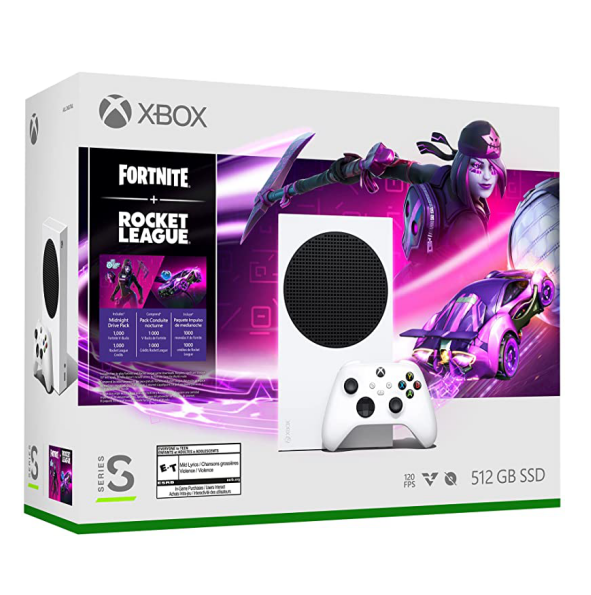 Microsoft 微软 Xbox Series S 家用游戏机+手柄《堡垒之夜+火箭联盟》捆绑套装2075.78元