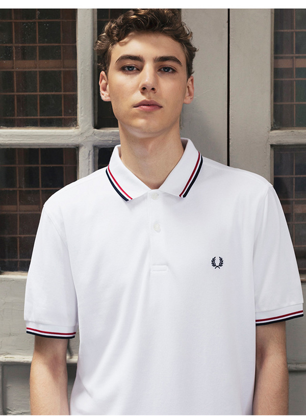 Fred Perry 男士麦穗刺绣修身全棉Polo衫 M3600358.79元（天猫旗舰店799元）