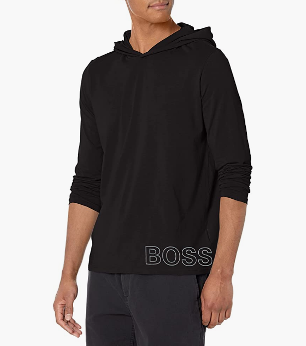 BOSS Hugo Boss 雨果·博斯 Identity 男士纯棉连帽长袖T恤 50465557262.37元（可2件95折）