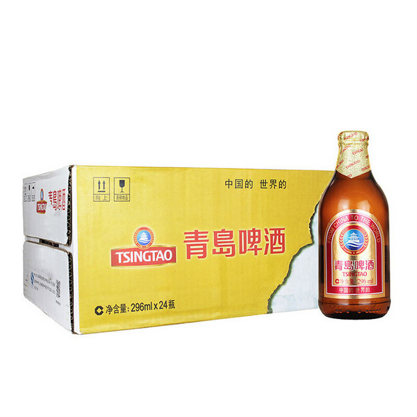 <span>白菜！</span>Plus会员，青岛啤酒 小棕金 金质小瓶296mL*24瓶新低59元（需领券）