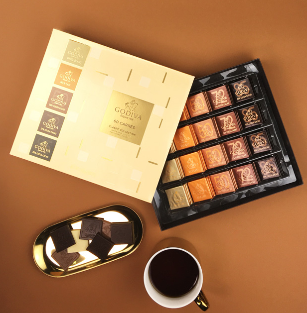 Godiva 歌帝梵 经典系列巧克力礼盒 60片装/315g198元（天猫旗舰店折后269元/36片）