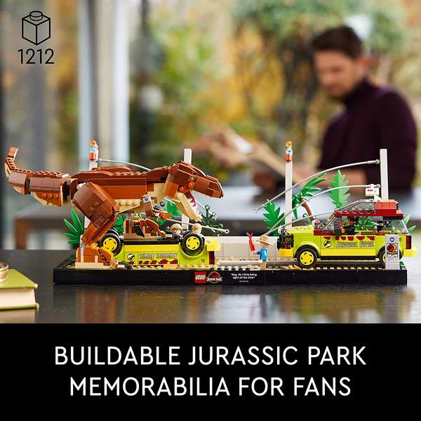 补货、销量第一！LEGO 乐高 Jurassic World侏罗纪世界系列 76956 霸王龙肆虐记1212颗粒443.63元（天猫999元）