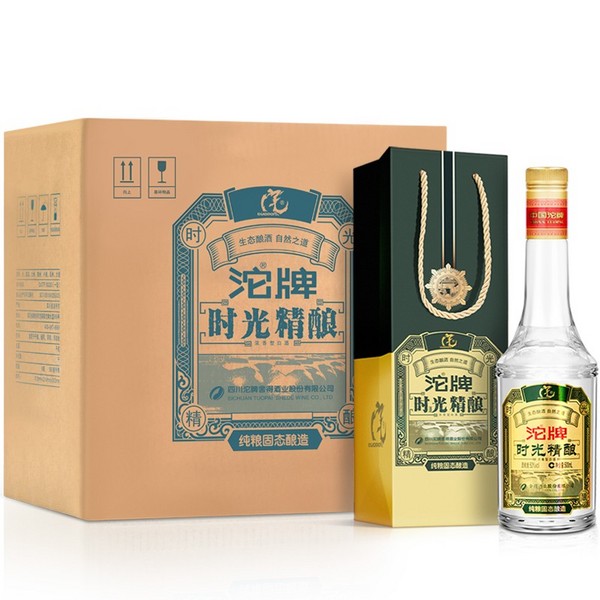 沱牌旗下高端，舍得 時(shí)光精釀 50度濃香型白酒 500ml*6瓶128元包郵（雙重優(yōu)惠）