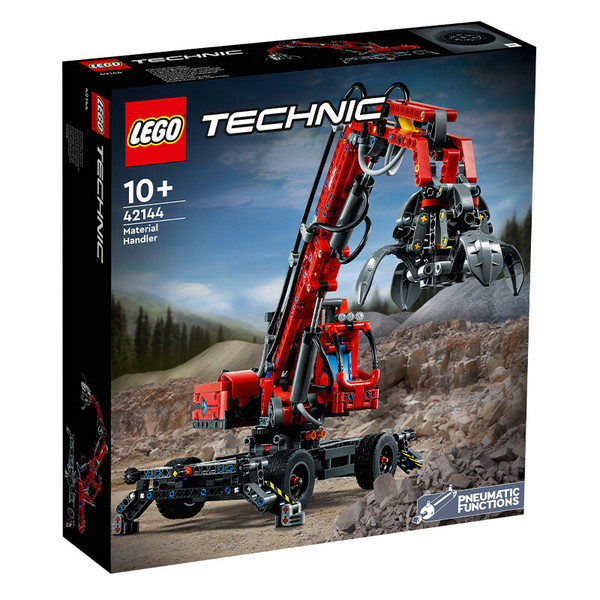 LEGO 乐高 Technic科技系列 42144 物料装卸机 赠圣诞老人30580+生肖虎年40491627元包邮（多重优惠）