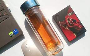 簡約大氣 希諾雙層抗菌玻璃杯開箱使用評測