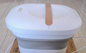 實(shí)用便攜 Bear小熊折疊足浴盆ZYP-C04X5開箱使用評測