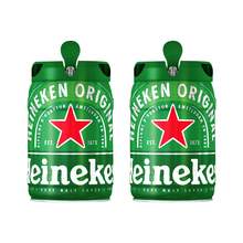   		Heineken 喜力 进口喜力啤酒海尼根桶装扎啤生啤黄啤铁金刚5L*1桶/2桶荷兰原装 临期 券后84元 		