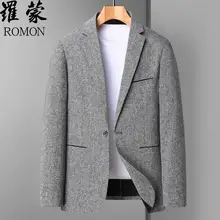   		Romon 罗蒙 男式休闲修身西服外套 3色  99元包邮 		