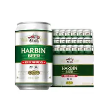   		88VIP：Harbin Beer 哈尔滨啤酒 哈啤醇爽 9度冰爽啤酒 330ml*24听 25.76元包邮（需用券，需凑单） 		