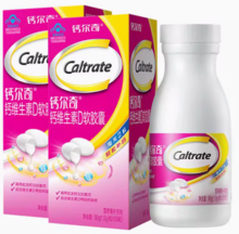   		88VIP！Caltrate 钙尔奇 钙维生素D软胶囊 90粒*2瓶 送28粒 ￥60.3 		