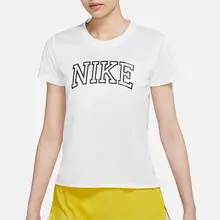   		Nike耐克短袖女装新款运动服透气休闲圆领上衣训练T恤DQ6372-100 ￥106 		