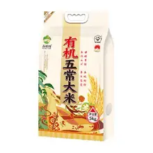   		88VIP:五稻田五常有机稻花香2号大米5kg*1袋 40.75元 		