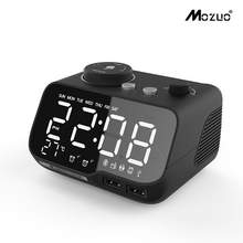   		MOZUO M9收音机蓝牙音响迷你fm广播插卡数字时间播放器可手机充电 券后120元 		