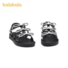   		【满减优惠122元】：balabala 巴拉巴拉 童鞋女童凉鞋（88VIP） 56.9元包邮（多重优惠） 		