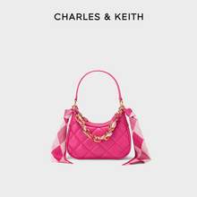   		CHARLES & KEITH CHARLES&KEITH气质丝巾CK2-20271057菱格单肩腋下包 539元 		