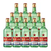   		88VIP：红星 北京红星二锅头精制大二65度500ml*12瓶整箱 231.5元 		