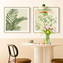   		waLLwa 墙蛙 现代客厅装饰画清新绿植沙发背景墙壁画餐厅桌边挂画北欧ins 券后88.5元 		