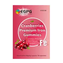   		EGPG免税店同款蔓越莓富铁软糖 券后39.9元 		