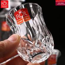   		RCR 意大利RCR进口水晶玻璃烈酒吞杯子弹杯烧酒杯一口杯高脚小白酒杯 39元 		