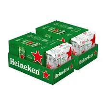  		Heineken 喜力 加量不加价喜力经典拉罐啤酒纤体330ml*15听*2箱 ￥168 		