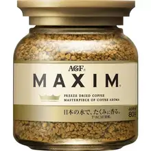   		AGF 日本AGF速溶咖啡马克西姆金罐80克美式冻干黑咖啡粉提神饮料40杯 1件装 ￥27.45 		