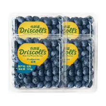   		DRISCOLL'S/怡颗莓 怡颗莓新鲜水果云南蓝莓125g*6盒中果酸甜口感 ￥65.55 		