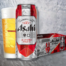   		Asahi 朝日啤酒 超爽生啤 500ml*18罐 券后74元 		