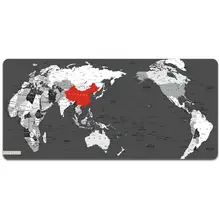   		野卡优 世界地图鼠标垫超大号电脑键盘男中国风复古桌垫游戏电竞办公创意 ￥9.9 		