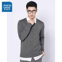   		JEANSWEST 真维斯 男士圆领套头衫 KF-51-193J02 
83.55元 		