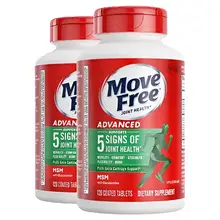   		88VIP：Move Free 益节 MoveFree益节 氨糖软骨素钙片维骨力氨基葡萄糖绿瓶 120粒*2 263.15元 		