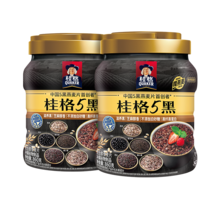   		88VIP会员：QUAKER 桂格 即食燕麦片五黑滋养组合860gx2罐 56.81元 		