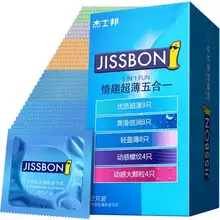   		88VIP：jissbon 杰士邦 超薄五合一安全套 共32只装 
返后14.06元包邮（24.06元+返10元卡） 		