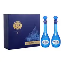   		聚划算百亿补贴:洋河蓝色经典梦之蓝M6礼盒装 45度500ml*2瓶 900元 		