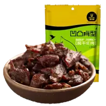   		科尔沁 风干牛肉粒200g ×3件 60元，折20元/件 		