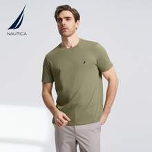   		NAUTICA 男装24夏季新品纯棉柔软亲肤透气短袖T恤TO4101 340.13元 		