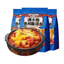   		满小饱 贵州酸汤粉351g*3袋 汤粉速食米线米粉酸辣粉红酸汤 ￥21.5 		