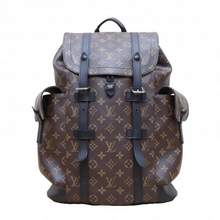   		LOUIS VUITTON 路易威登 中古95新LV/路易威登双肩包Christopher老花PVC 券后14255.7元 		